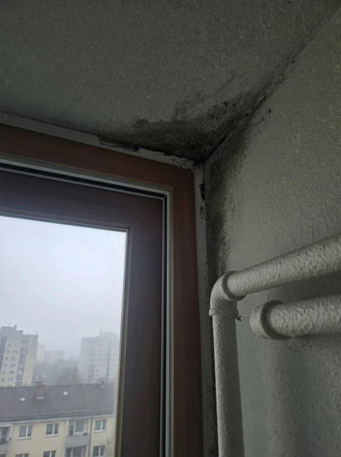 군포 인근 곰팡이 제거 시공 전 — 안양 안양동 세탁실 곰팡이, 규조토로 결로와 냄새 차단
