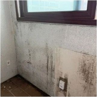 남동구 인근 곰팡이 제거 시공 전 — 부개2동 아파트 베란다·수납공간 결로 곰팡이 제거